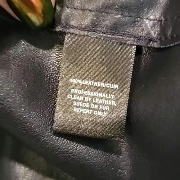 Layfette 148 Suede Leather Navy Blazer Jacket Size 8 - Picture 8 of 9